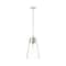 Z-Lite Wentworth 1 Light Pendant, Brushed Nickel & Clear 2300P12-BN - alternate 6